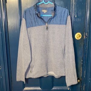 Mens XXL Eddie Bauer half zip sweater